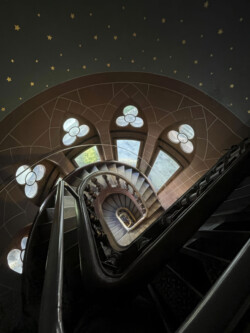 Photo is Winding Staircase by Deliana Belan, an submitter in the 2024 student competition Photo by Deliana Belan, an submitter in the 2024 student competition